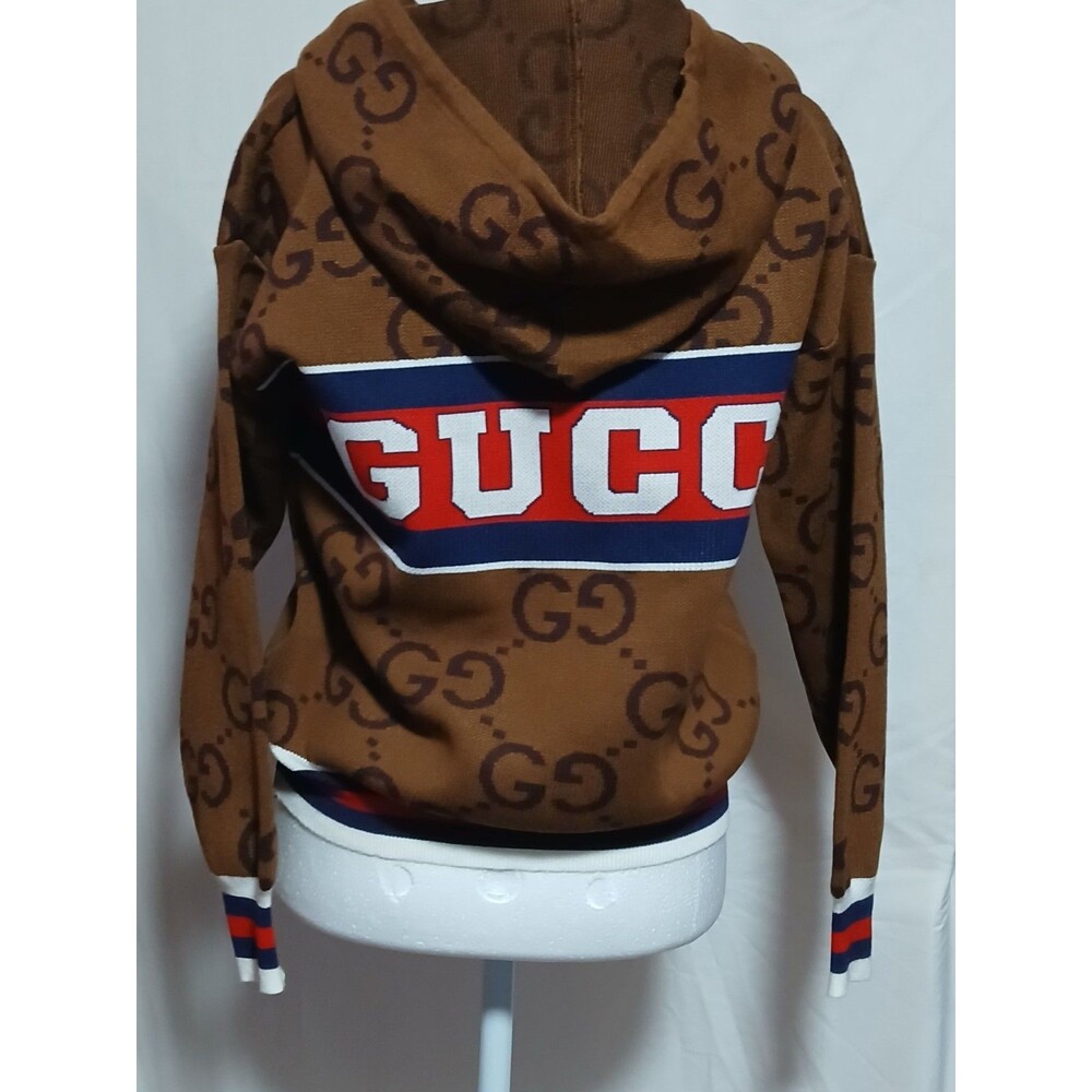 GUCCI Brown Logo Ladies Track Suit Hoodie NWT Small - Picture 5 of 16